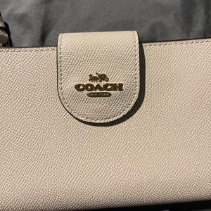 Coach Cream Wallet/ Wristlet